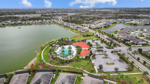 5816 Mezzana Run, Palmetto, FL 34221 - aerial overview of property's location with a large body of water and nearby suburban area