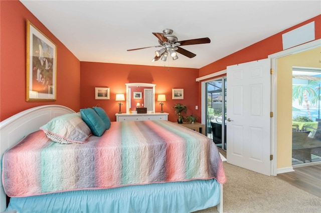 2801 Dalhart Ave, North Port, FL 34286 - bedroom with carpet and ceiling fan