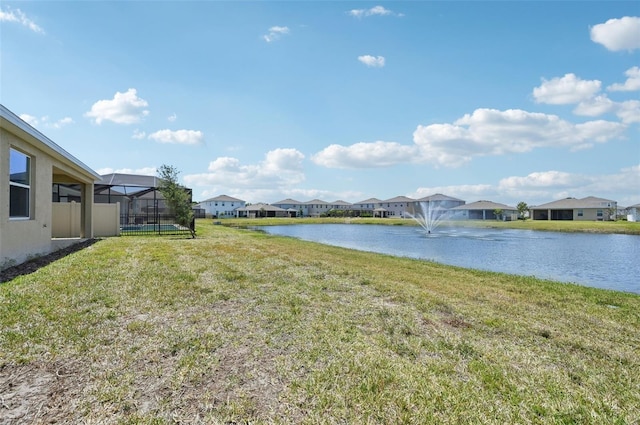 water view featuring nearby suburban area