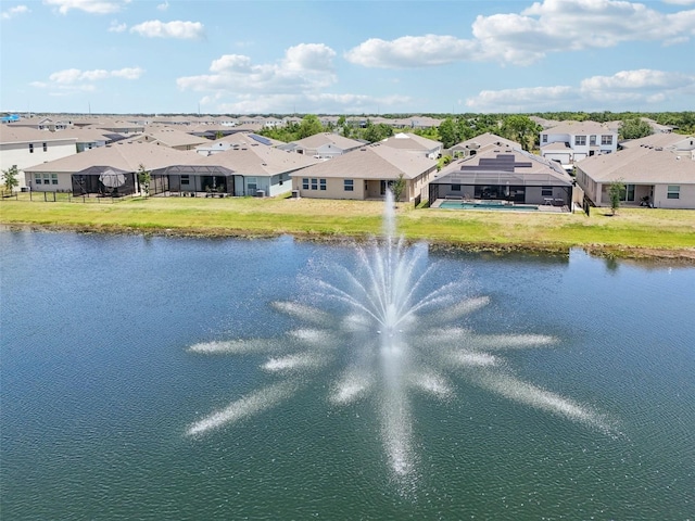 water view featuring nearby suburban area
