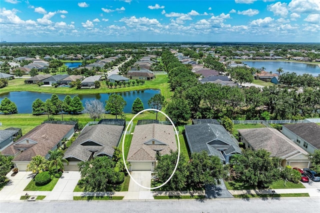 11811 Fennemore Way, Parrish, FL 34219 - aerial view of residential area with a large body of water