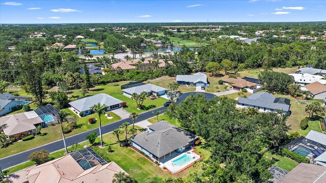 3335 Meadow Run Ter, Venice, FL 34293 - aerial view of property and surrounding area with a nearby body of water and nearby suburban area