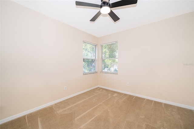 1839 Cranberry Isles Way, Apopka, FL 32712 - unfurnished room featuring light carpet, baseboards, and ceiling fan