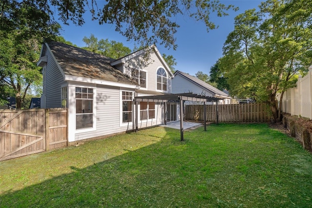 1839 Cranberry Isles Way, Apopka, FL 32712 - back of house featuring a patio, a gate, and a pergola