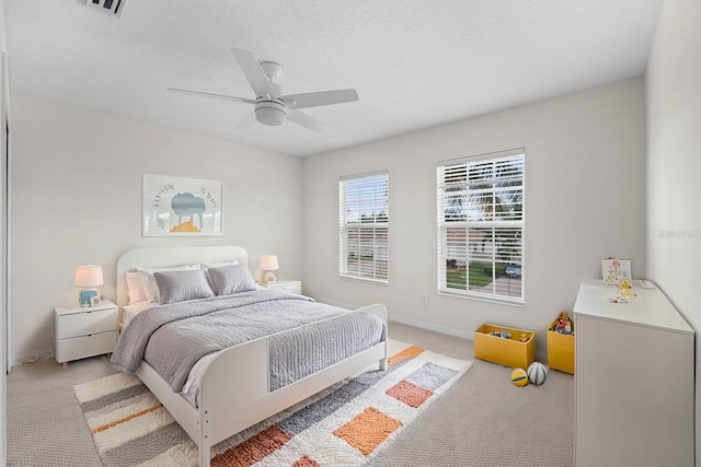 4429 67th St E, Bradenton, FL 34203 - bedroom featuring carpet flooring, ceiling fan, and baseboards