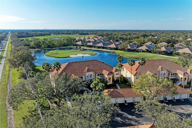 8422 Wethersfield Run Unit 103, Lakewood Ranch, FL 34202 - aerial view of residential area with a large body of water