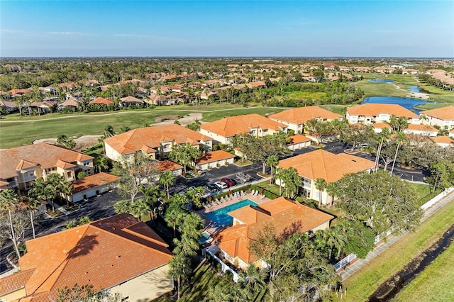 8422 Wethersfield Run Unit 103, Lakewood Ranch, FL 34202 - aerial view of residential area with a nearby body of water and a golf club