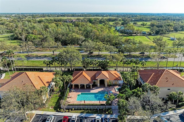 8422 Wethersfield Run Unit 103, Lakewood Ranch, FL 34202 - bird's eye view of a pool area