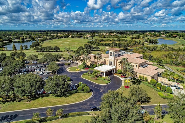 8422 Wethersfield Run Unit 103, Lakewood Ranch, FL 34202 - aerial view of a nearby body of water and a local golf course