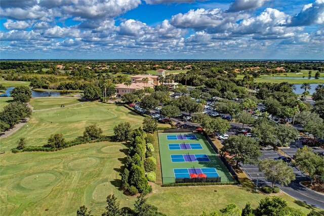 8422 Wethersfield Run Unit 103, Lakewood Ranch, FL 34202 - aerial view of residential area with a nearby body of water and a local golf course