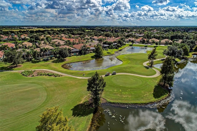 8422 Wethersfield Run Unit 103, Lakewood Ranch, FL 34202 - aerial view of residential area featuring a local golf course and a nearby body of water