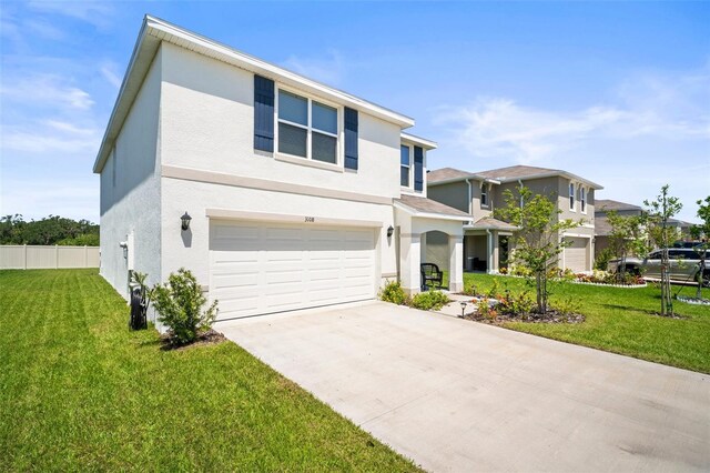 3108 Rock Sound St, Bradenton, FL 34208 - traditional-style home with a garage, stucco siding, and driveway