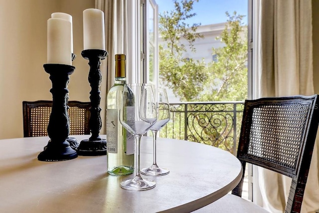 dining area view