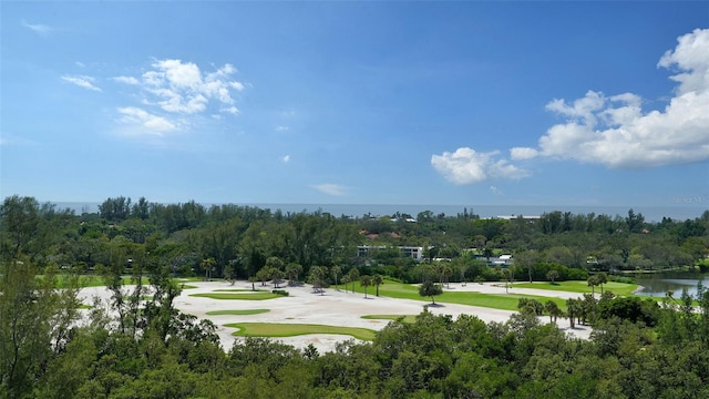 3060 Grand Bay Blvd Unit 182, Longboat Key, FL 34228 - bird's eye view of a large body of water, a tree filled landscape, and a golf club