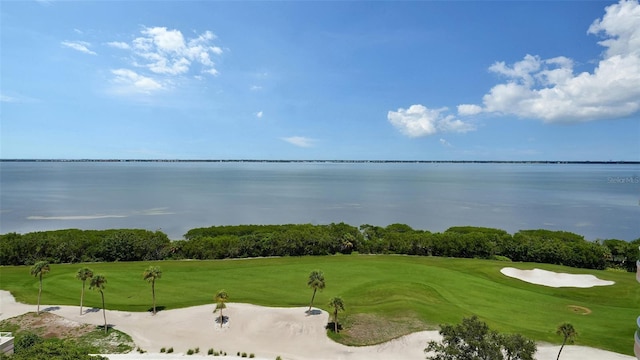 3060 Grand Bay Blvd Unit 182, Longboat Key, FL 34228 - surrounding community featuring a water view, golf course view, and a lawn