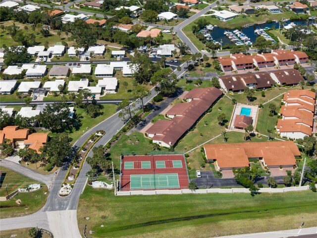 709 Sorrento Inlt Unit 709, Nokomis, FL 34275 - aerial overview of property's location with nearby suburban area and a nearby body of water