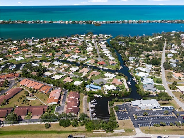 709 Sorrento Inlt Unit 709, Nokomis, FL 34275 - aerial overview of property's location featuring a nearby body of water and nearby suburban area