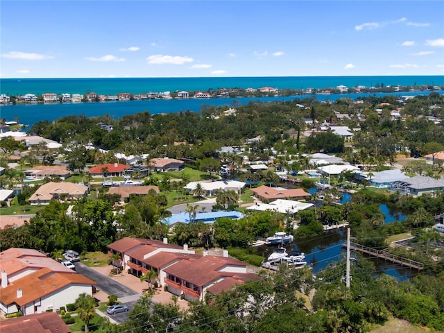 709 Sorrento Inlt Unit 709, Nokomis, FL 34275 - aerial perspective of suburban area featuring a nearby body of water