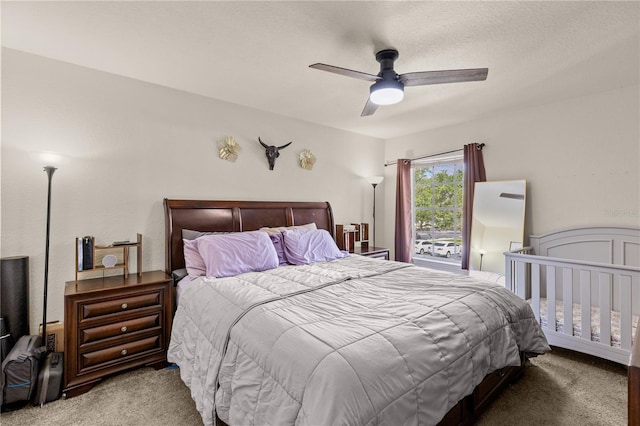 8926 Manor Loop Unit 201, Lakewood Ranch, FL 34202 - carpeted bedroom featuring a ceiling fan