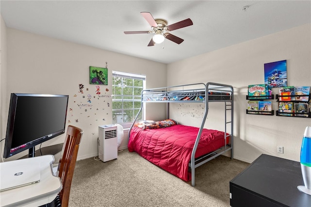 8926 Manor Loop Unit 201, Lakewood Ranch, FL 34202 - carpeted bedroom featuring ceiling fan and baseboards