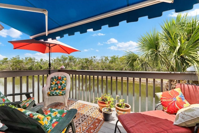 view of deck