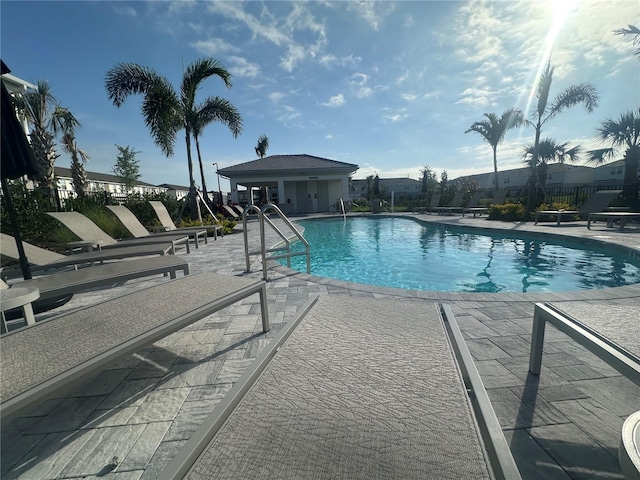 9064 Driven Snow St, Sarasota, FL 34241 - community pool with a patio