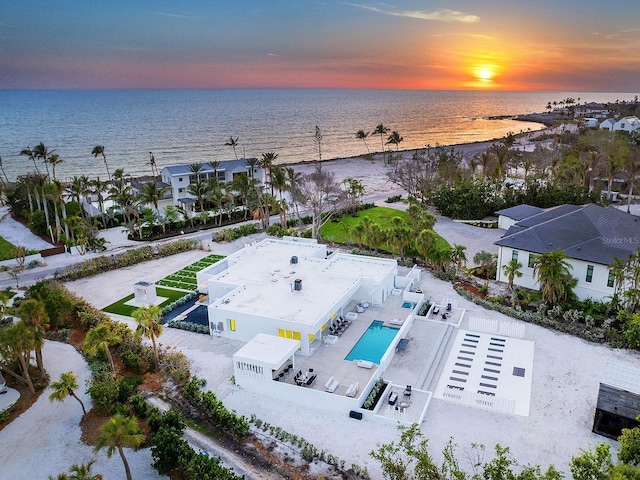 7647 Sanderling Rd, Sarasota, FL 34242 - bird's eye view of a nearby body of water and a pool