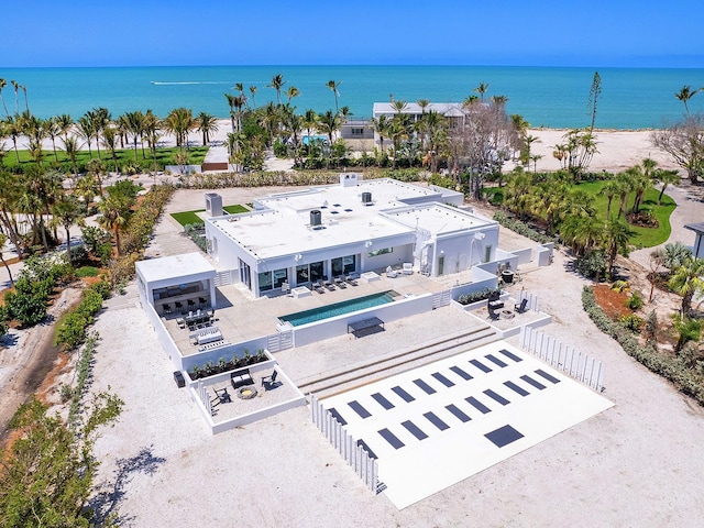 7647 Sanderling Rd, Sarasota, FL 34242 - view of subject property featuring a nearby body of water and a pool area