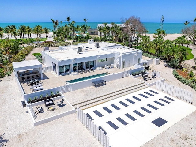 7647 Sanderling Rd, Sarasota, FL 34242 - drone / aerial view of a large body of water