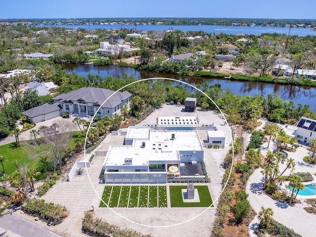 7647 Sanderling Rd, Sarasota, FL 34242 - bird's eye view of a nearby body of water