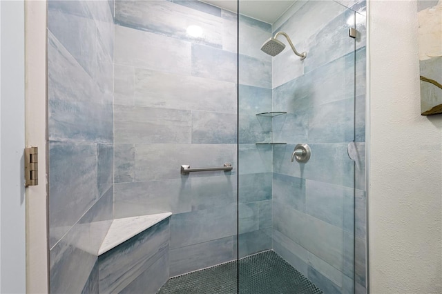 2419 Riverbluff Pkwy Unit V233, Sarasota, FL 34231 - full bathroom featuring tiled shower