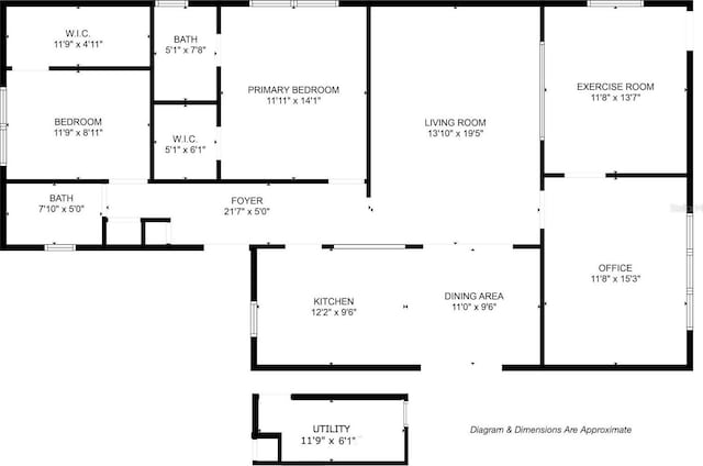 2419 Riverbluff Pkwy Unit V233, Sarasota, FL 34231 - room layout