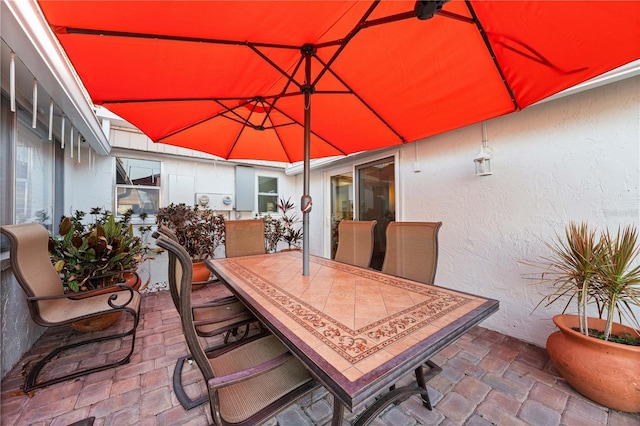 2419 Riverbluff Pkwy Unit V233, Sarasota, FL 34231 - view of patio with outdoor dining space
