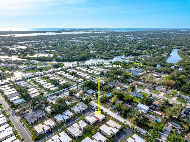 2419 Riverbluff Pkwy Unit V233, Sarasota, FL 34231 - view of property location featuring a large body of water and nearby suburban area