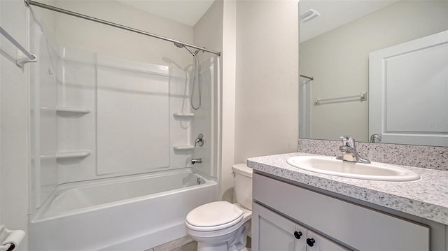 12728 Lateral Root Dr, Sarasota, FL 34238 - bathroom featuring vanity, toilet, and  shower combination
