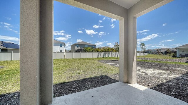 12732 Lateral Root Dr, Sarasota, FL 34238 - view of yard featuring a residential view and a patio area