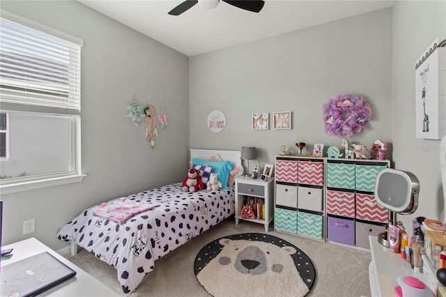 10962 High Noon Trl, Parrish, FL 34219 - bedroom featuring carpet floors and a ceiling fan