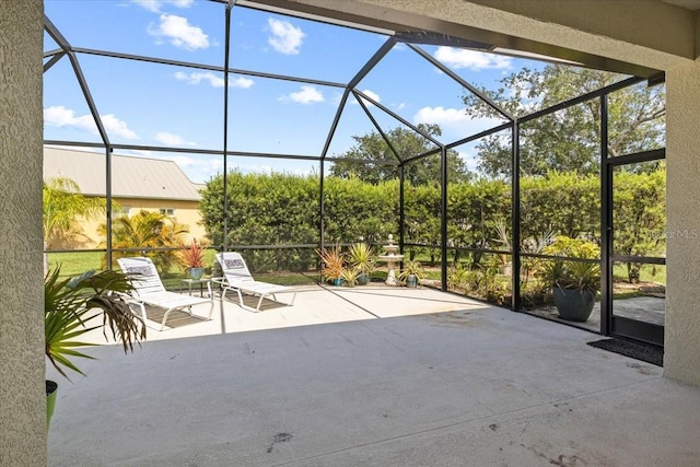 4402 Natures Reach Ter, Parrish, FL 34219 - view of patio with glass enclosure