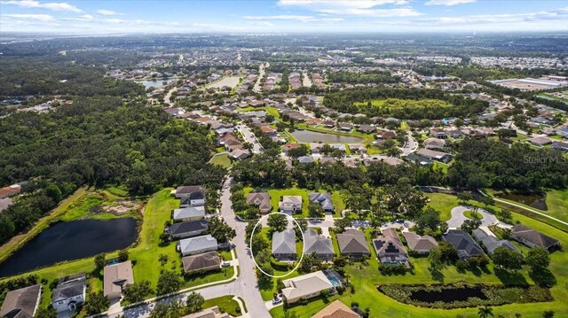 4402 Natures Reach Ter, Parrish, FL 34219 - aerial overview of property's location featuring a large body of water and nearby suburban area