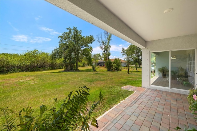 27519 Pasto Dr, Punta Gorda, FL 33983 - view of green lawn with a patio