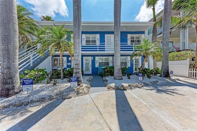 301 Highland Ave Unit 3, Bradenton Beach, FL 34217 - view of property with a balcony