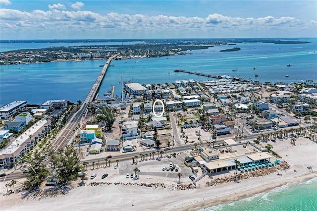 301 Highland Ave Unit 3, Bradenton Beach, FL 34217 - bird's eye view of a nearby body of water and a notable bridge