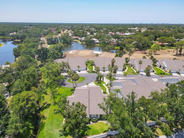 6222 Country Club Way, Sarasota, FL 34243 - aerial view of residential area with a large body of water