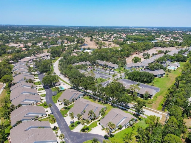 6222 Country Club Way, Sarasota, FL 34243 - aerial view of property and surrounding area featuring nearby suburban area