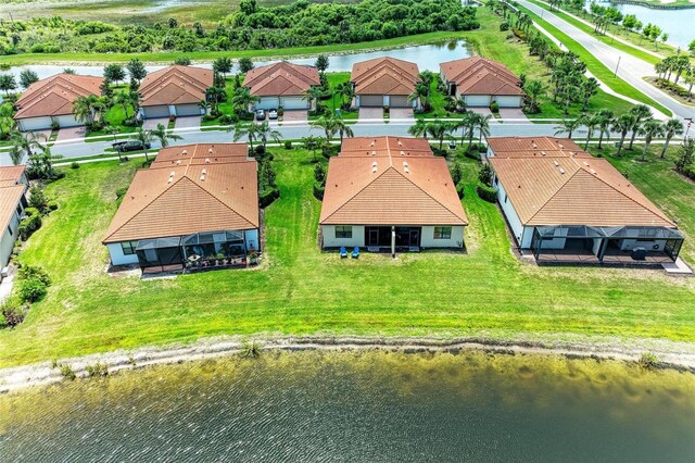 24065 Canterwood Way, Venice, FL 34293 - aerial view of residential area featuring a large body of water