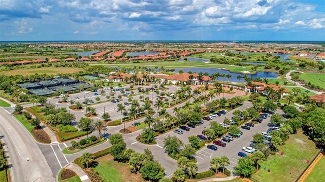 24065 Canterwood Way, Venice, FL 34293 - bird's eye view of a nearby body of water and a golf club