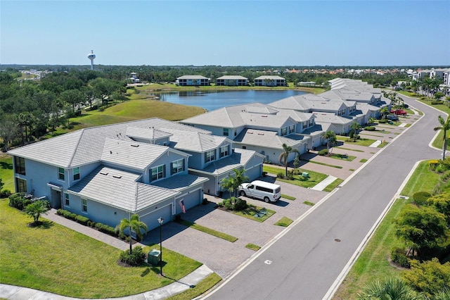 1017 Tidewater Shores Loop Unit 1017, Bradenton, FL 34208 - aerial view of residential area featuring a large body of water