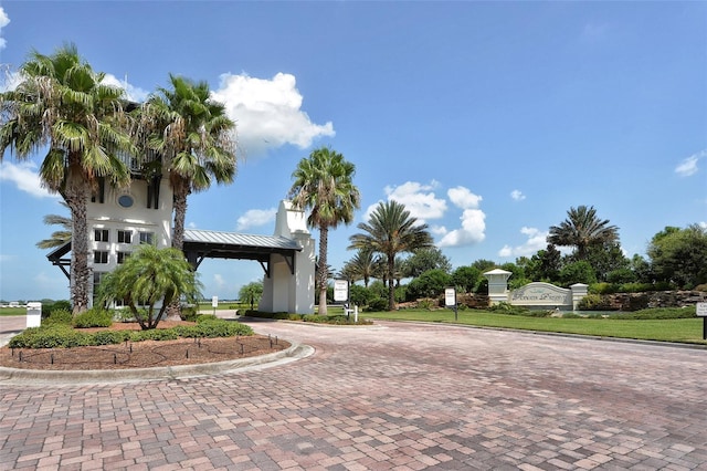 1017 Tidewater Shores Loop Unit 1017, Bradenton, FL 34208 - surrounding community featuring a gazebo and curved driveway