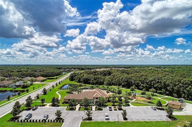 518 Chantilly Trl, Bradenton, FL 34212 - aerial view of a forest and a large body of water