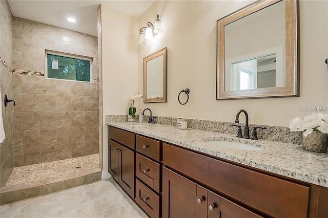 1420 E Frierson Ave, Tampa, FL 33603 - full bath with a walk in shower and double vanity